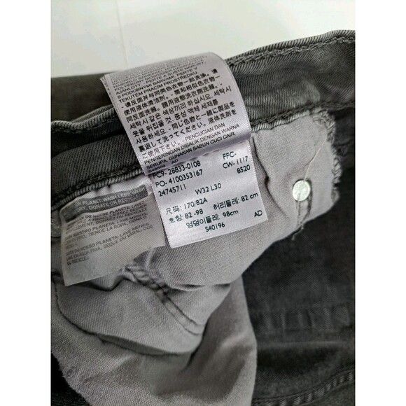 Levis 517 Jeans Men's 32x30 Gray Denim Distressed Pants Red Tab - Picture 5 of 12